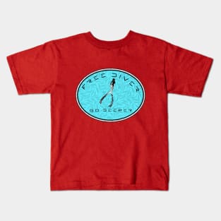 Free Diver Kids T-Shirt